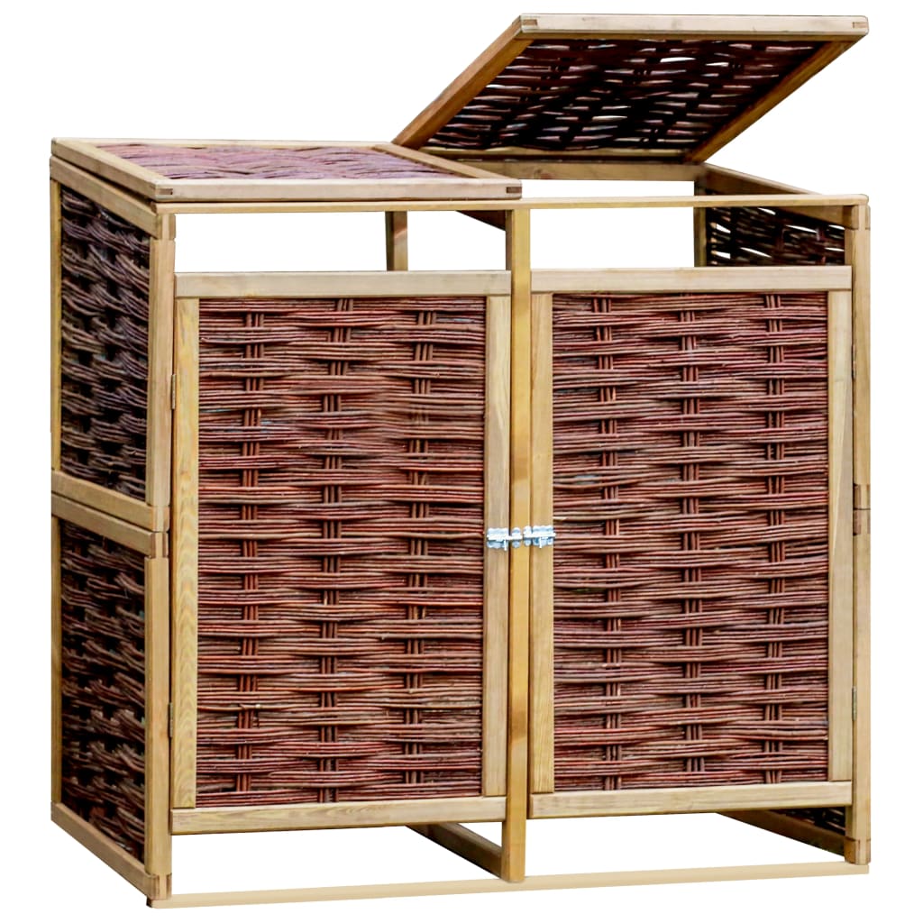 Containerberging Dubbel Grenenhout En Wicker