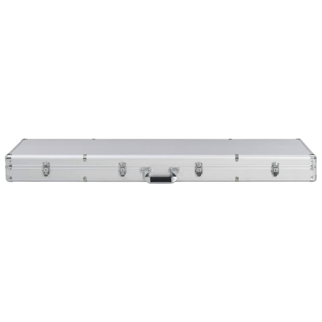 Wapenkoffer 134X35X12 Cm Aluminium Zilverkleurig