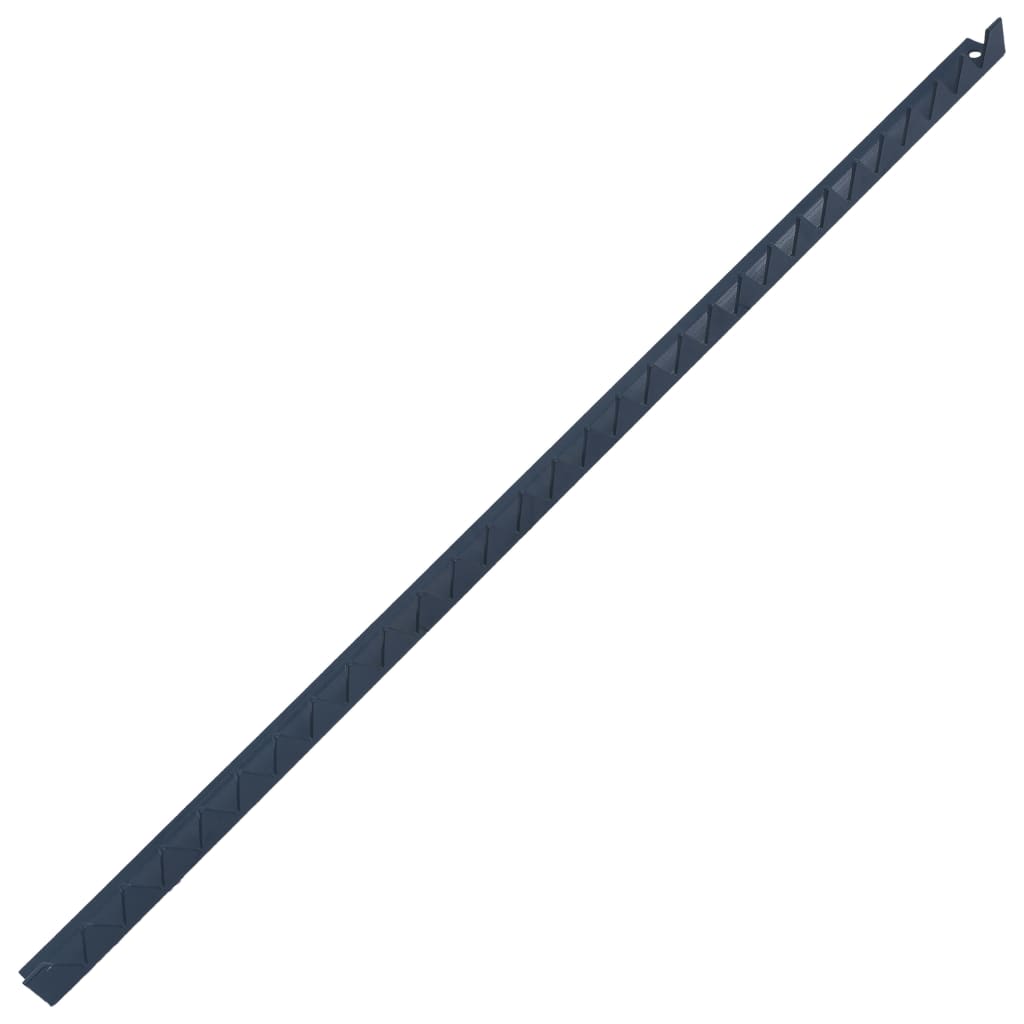 Muurspikes 10 St 1 M Gegalvaniseerd Staal Grijs