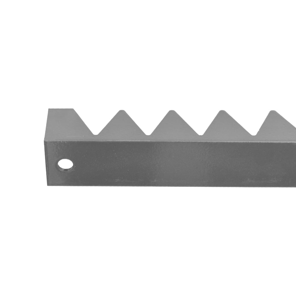 Muurspikes 10 St 1 M Gegalvaniseerd Staal Zilverkleurig