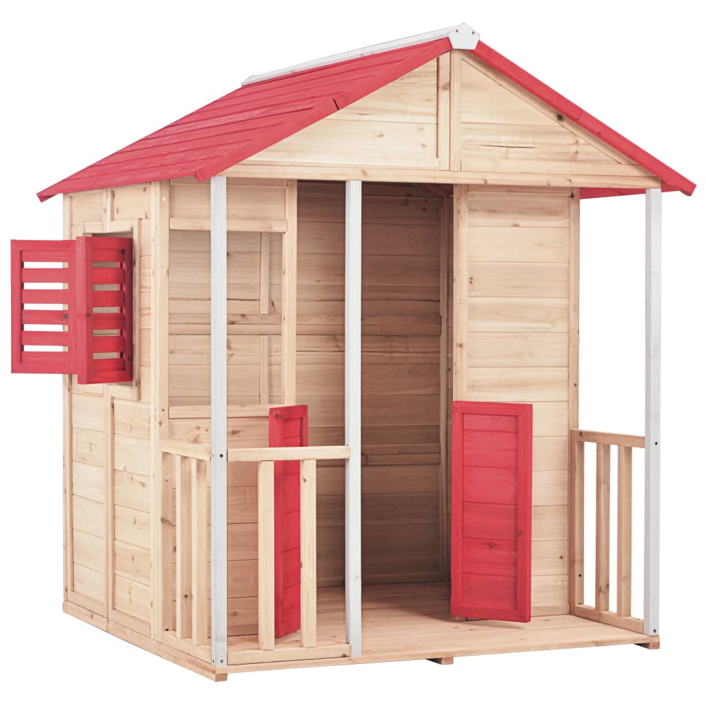 Kinderspeelhuis Vurenhout Rood