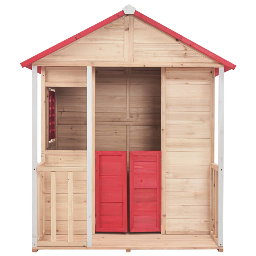 Kinderspeelhuis Vurenhout Rood