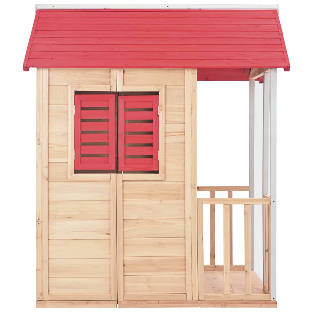 Kinderspeelhuis Vurenhout Rood