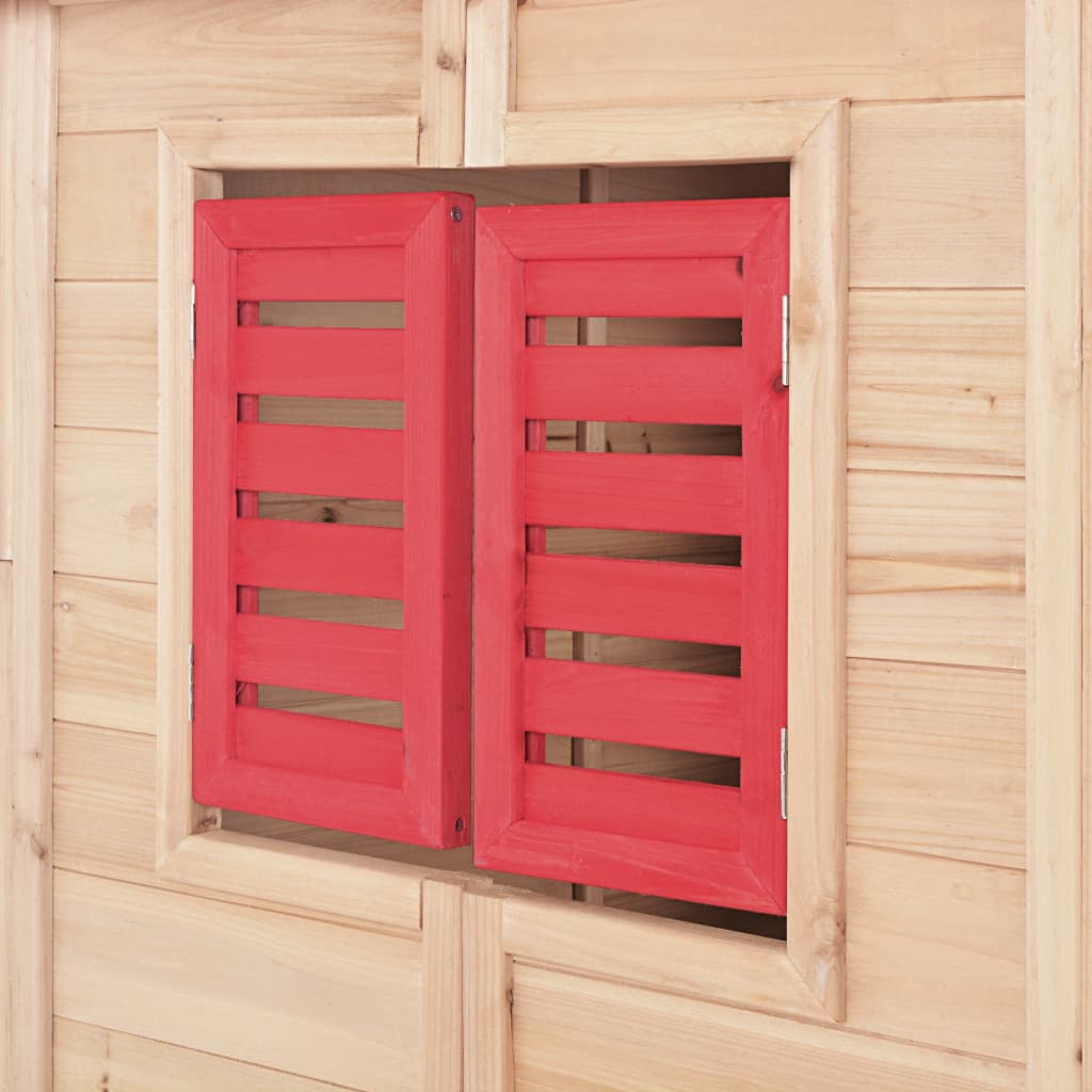 Kinderspeelhuis Vurenhout Rood
