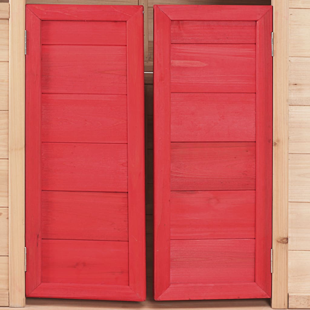 Kinderspeelhuis Vurenhout Rood