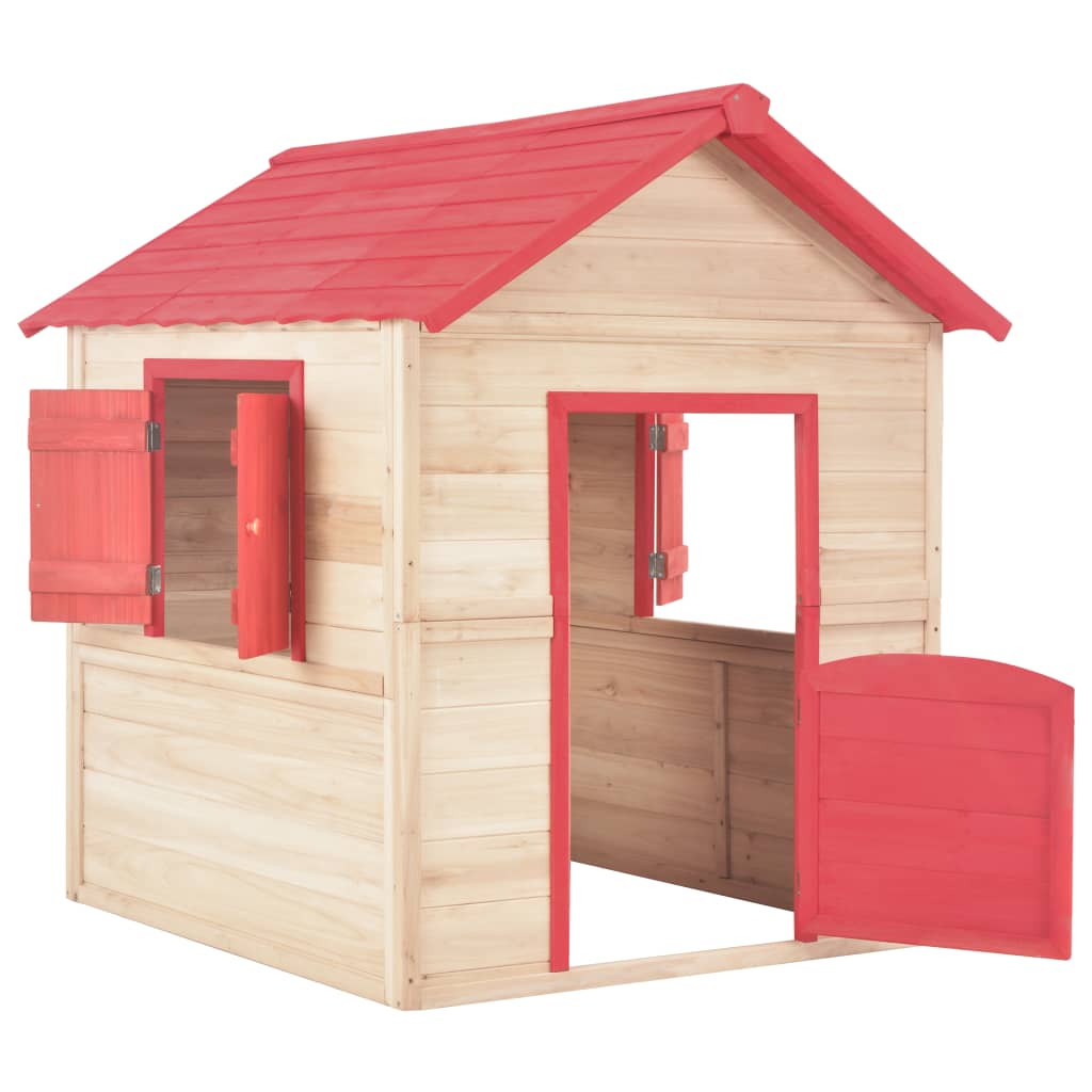 Kinderspeelhuis Vurenhout Rood