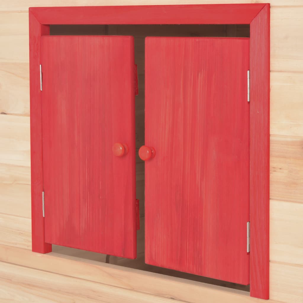 Kinderspeelhuis Vurenhout Rood