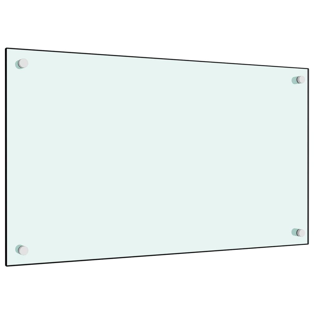 Spatscherm Keuken 70X40 Cm Gehard Glas Wit