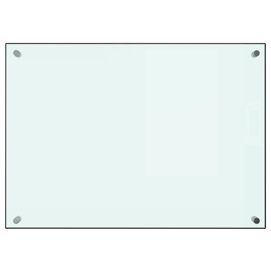 Spatscherm Keuken 70X50 Cm Gehard Glas Wit