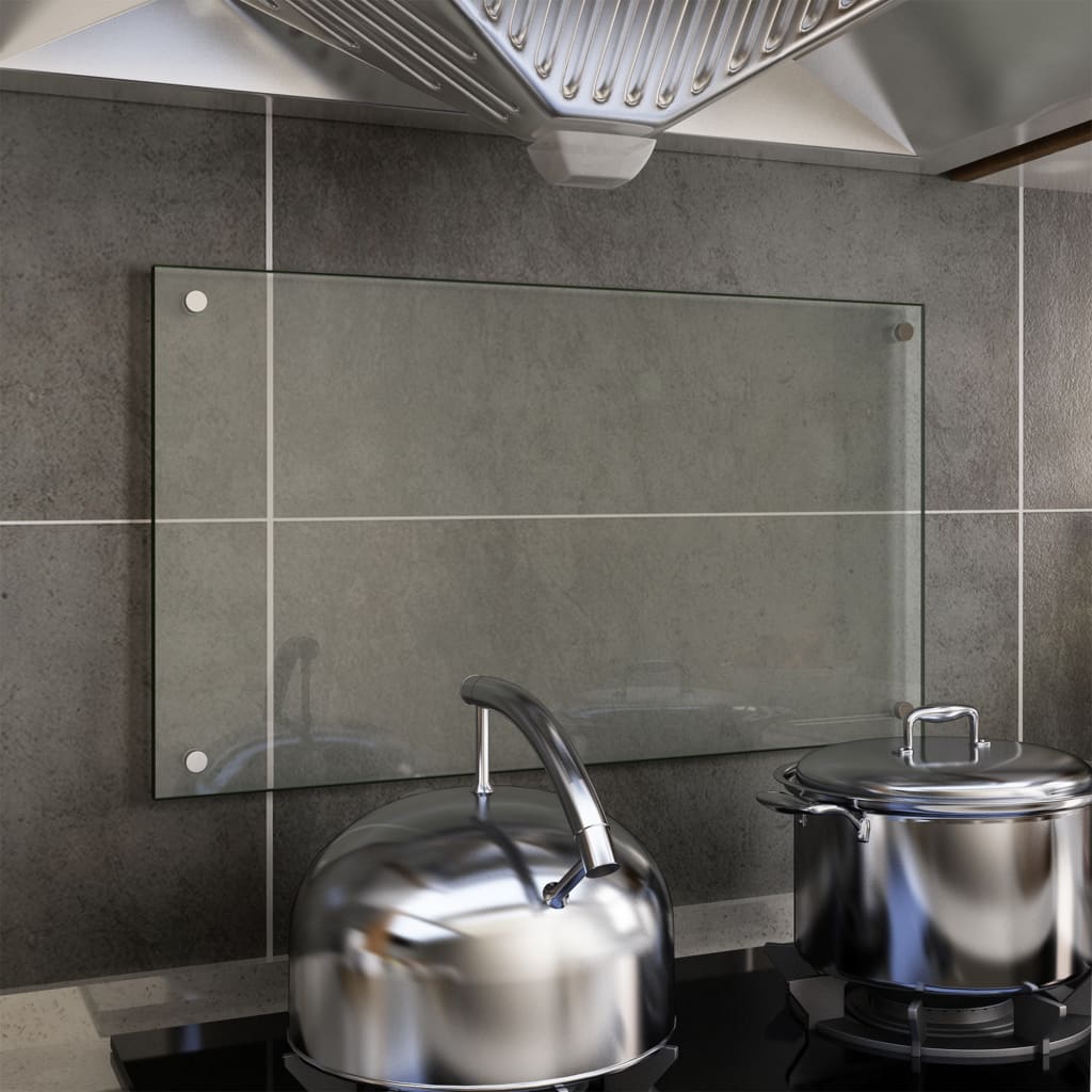 Spatscherm Keuken 70X40 Cm Gehard Glas Transparant