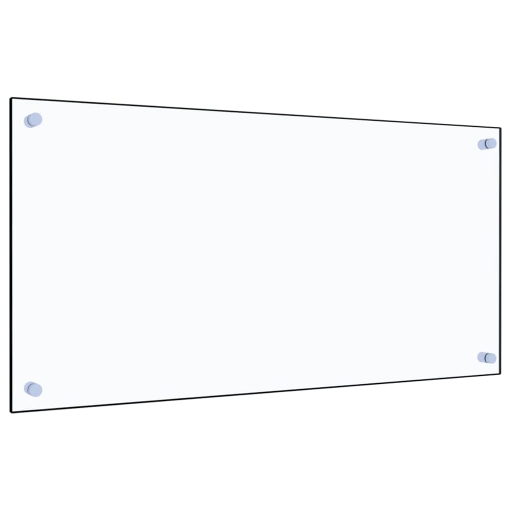 Spatscherm Keuken 80X40 Cm Gehard Glas Transparant