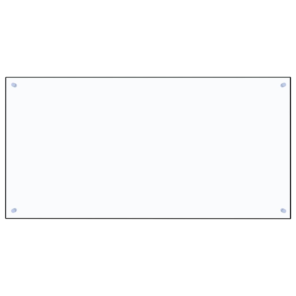 Spatscherm Keuken 120X60 Cm Gehard Glas Transparant