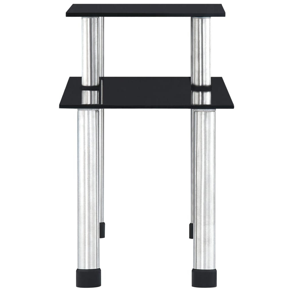Keukenschap 45X16X26 Cm Gehard Glas Zwart