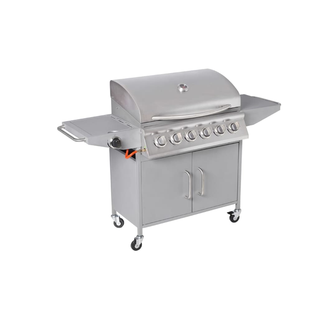 Gasbarbecue Texas 6 Branders (Zilver)