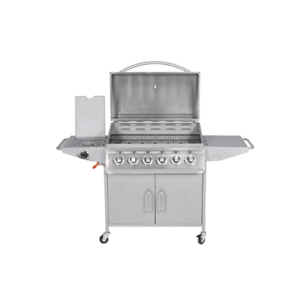 Gasbarbecue Texas 6 Branders (Zilver)