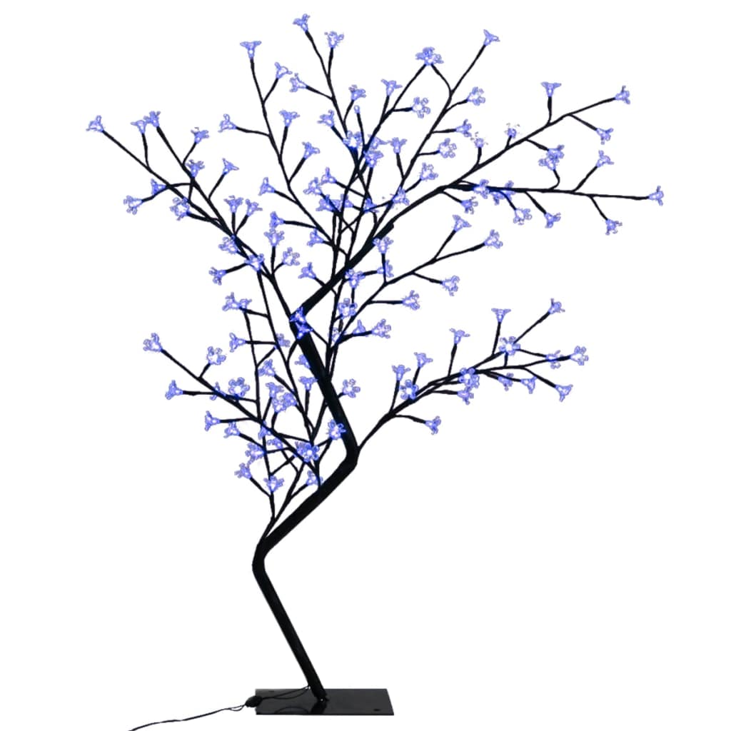 Kerstboom Led Blauw Licht Kersenbloesem 120 Cm