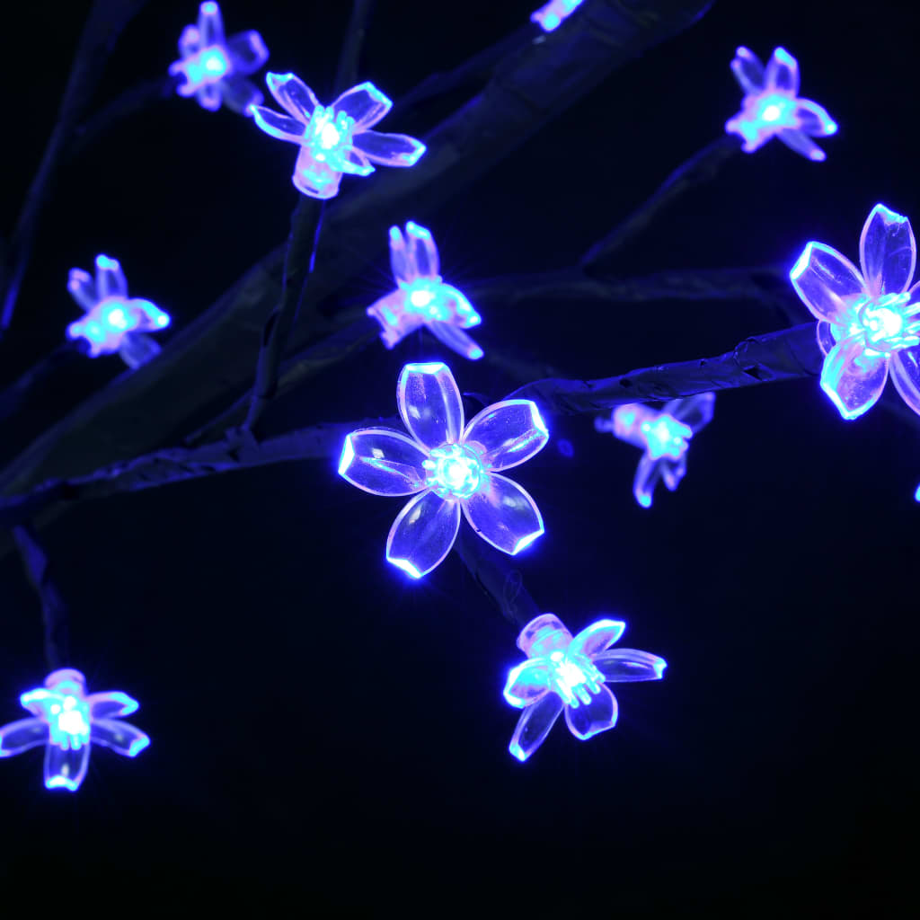 Kerstboom Led Blauw Licht Kersenbloesem 120 Cm