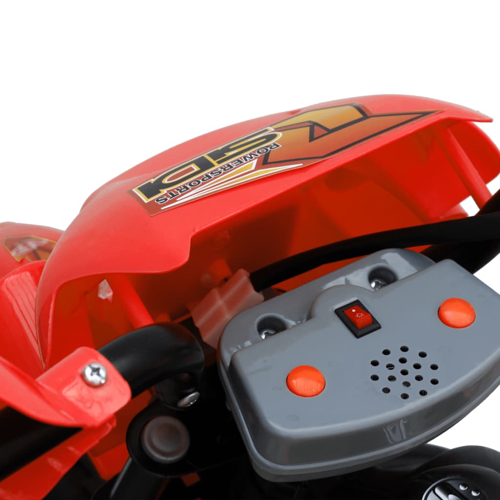 Kinder Motor Crosser Elektrisch 6 Volt Rood