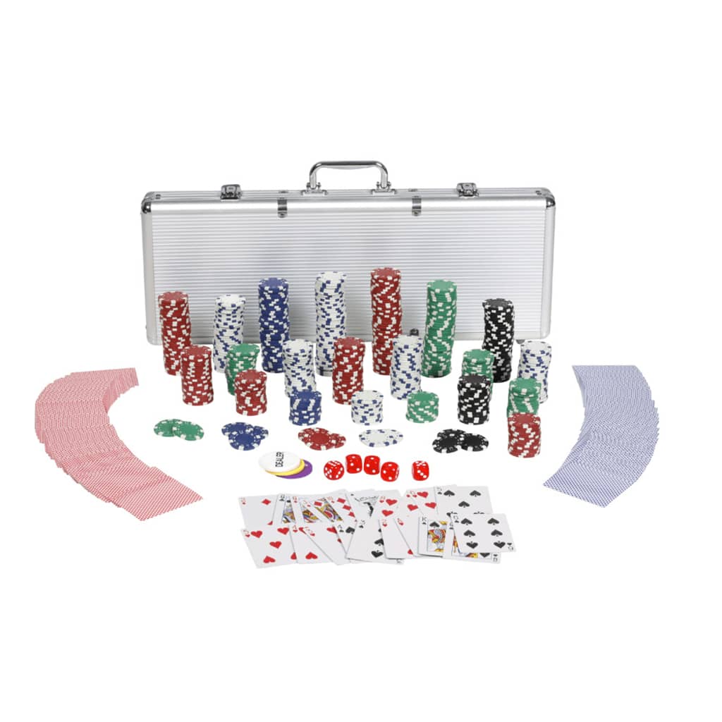 Professioneel Poker Set 500 Chips 11,5 G.