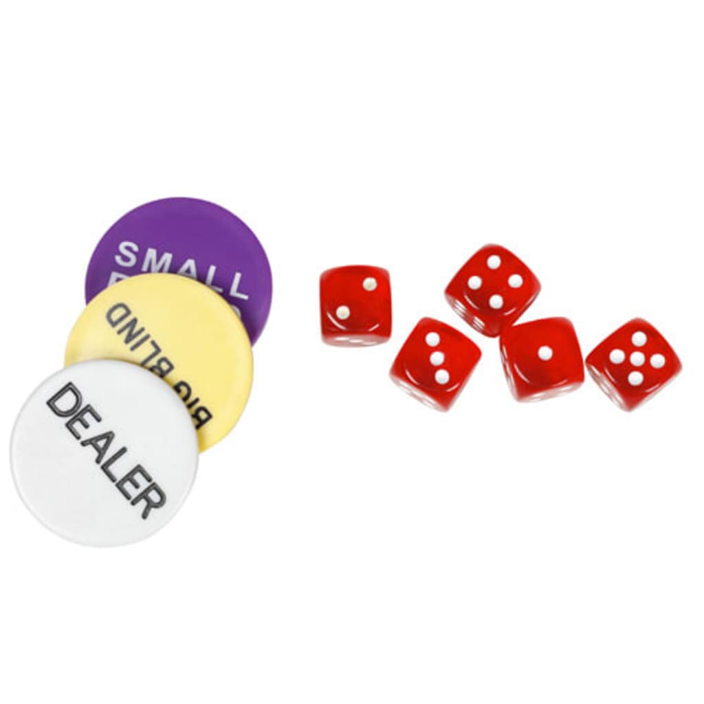 Professioneel Poker Set 500 Chips 11,5 G.