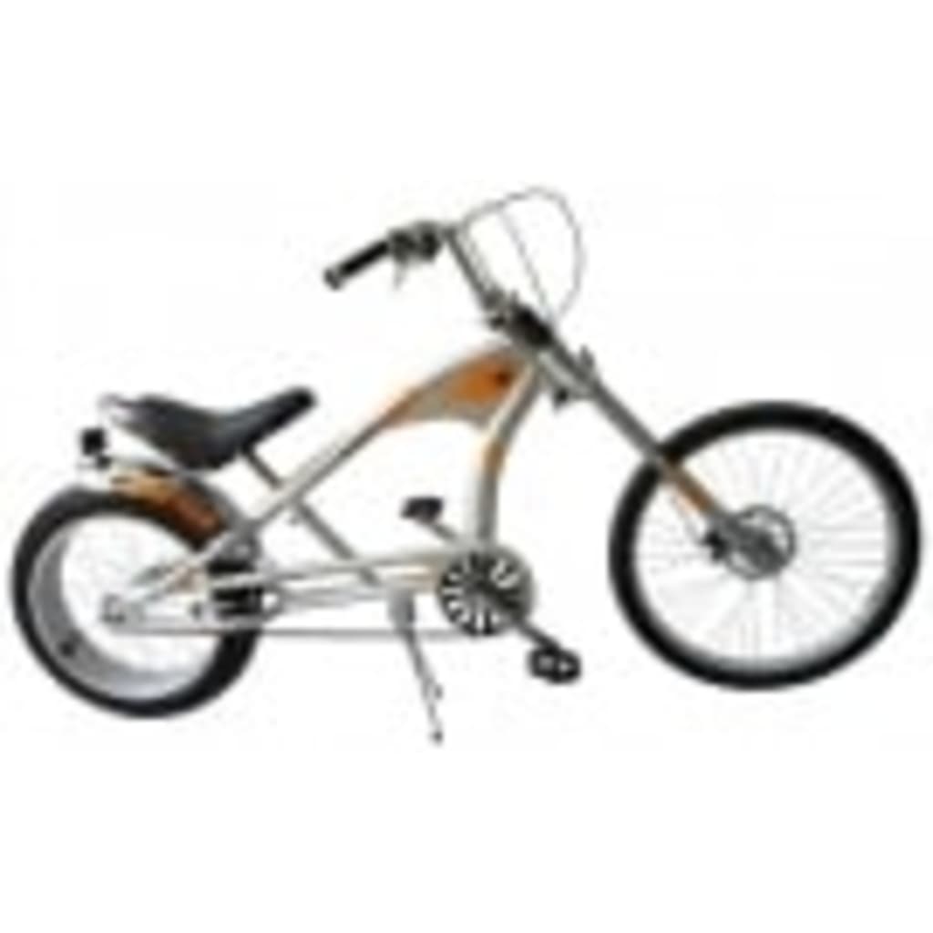 Chopperfiets Zilver