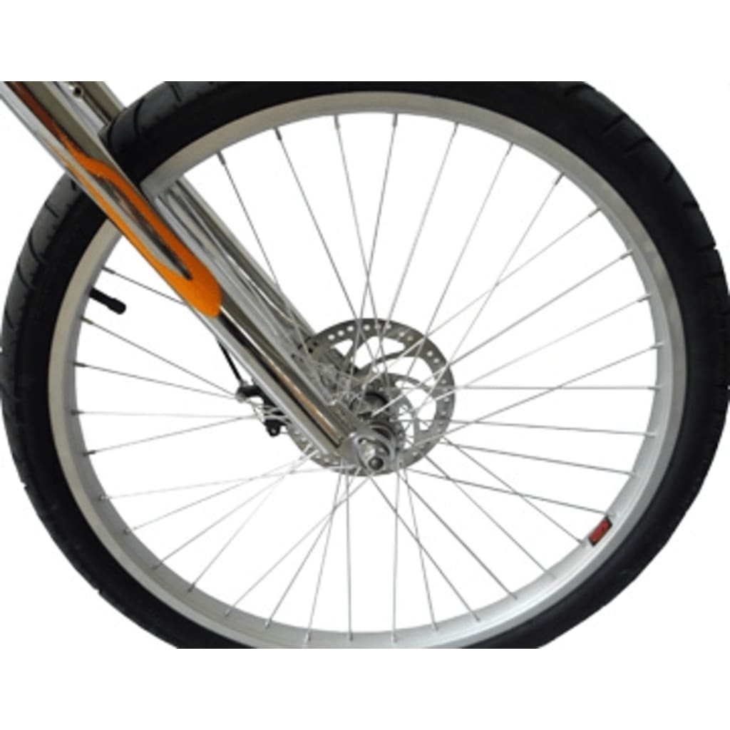 Chopperfiets Zilver