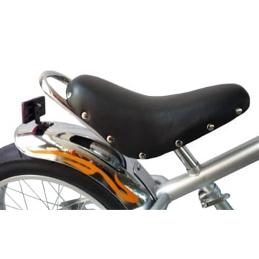 Chopperfiets Zilver
