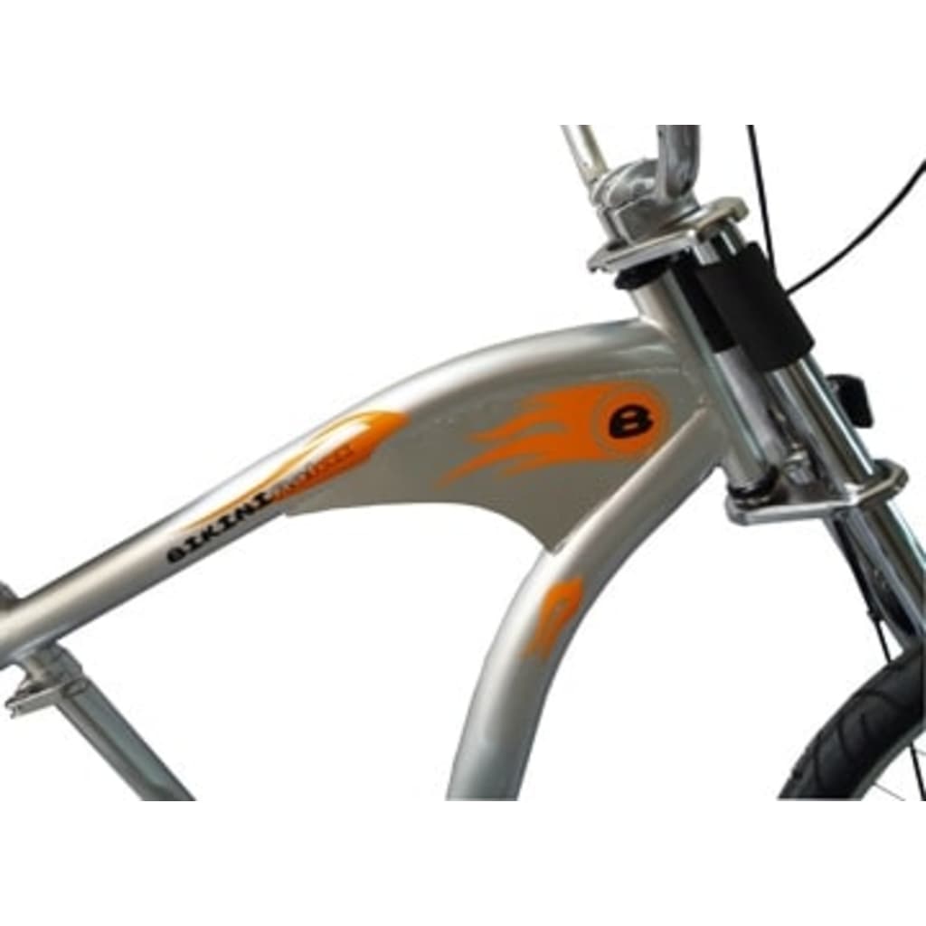 Chopperfiets Zilver