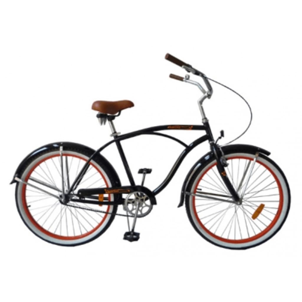 Beachcruiser, Zwart Zonder Versnellingen