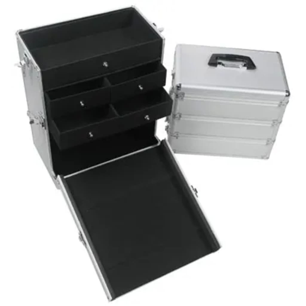 Multifunctionele Trolleykoffer 6 In 1 Zilver