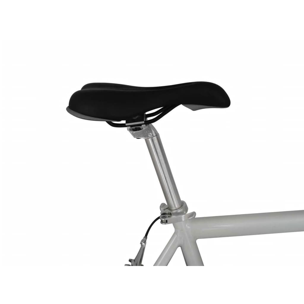 Witte Racefiets Met 21 Versnellingen En 700C Wielen