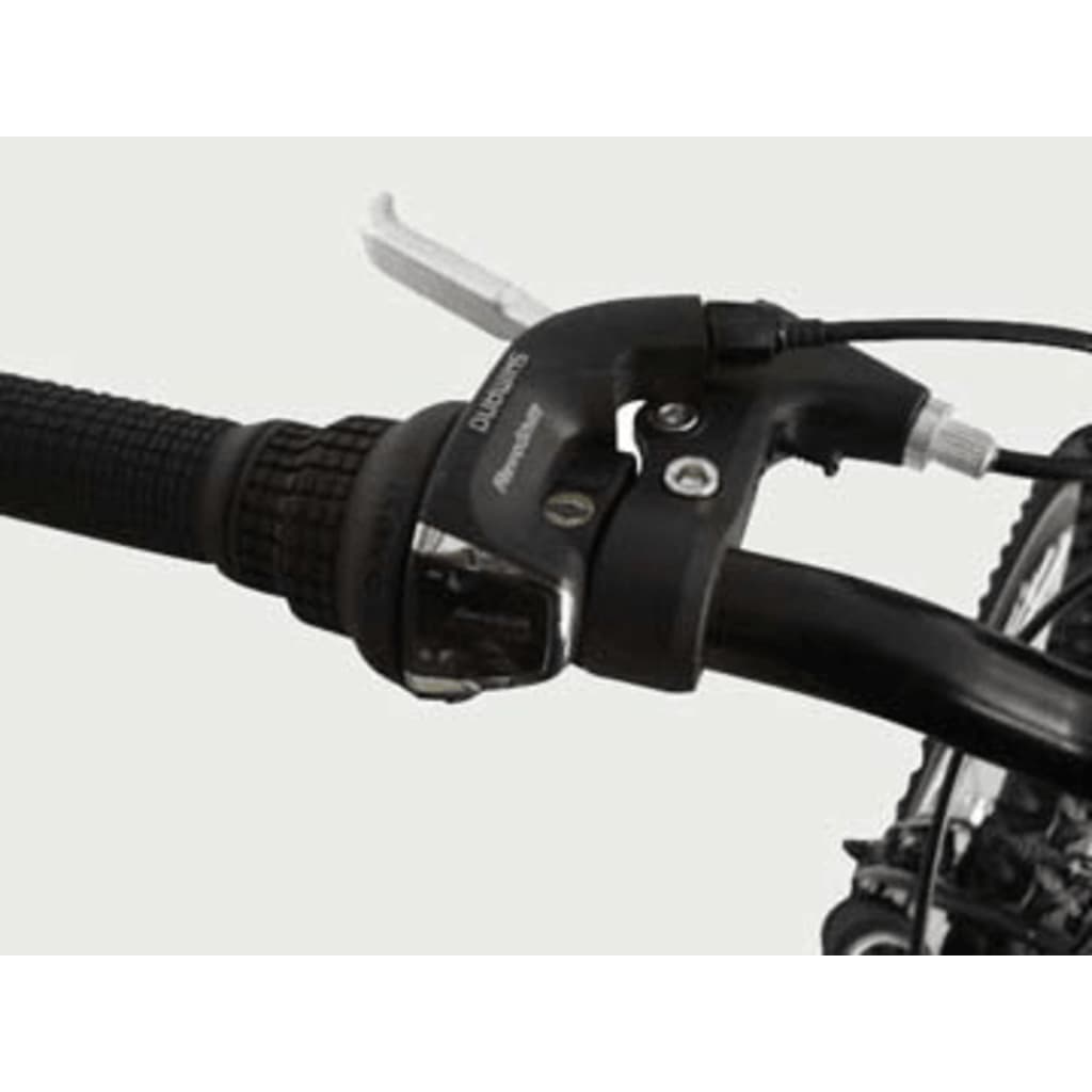 Zwarte Mountainbike Met Voor-En Achtervering 26" Wielen