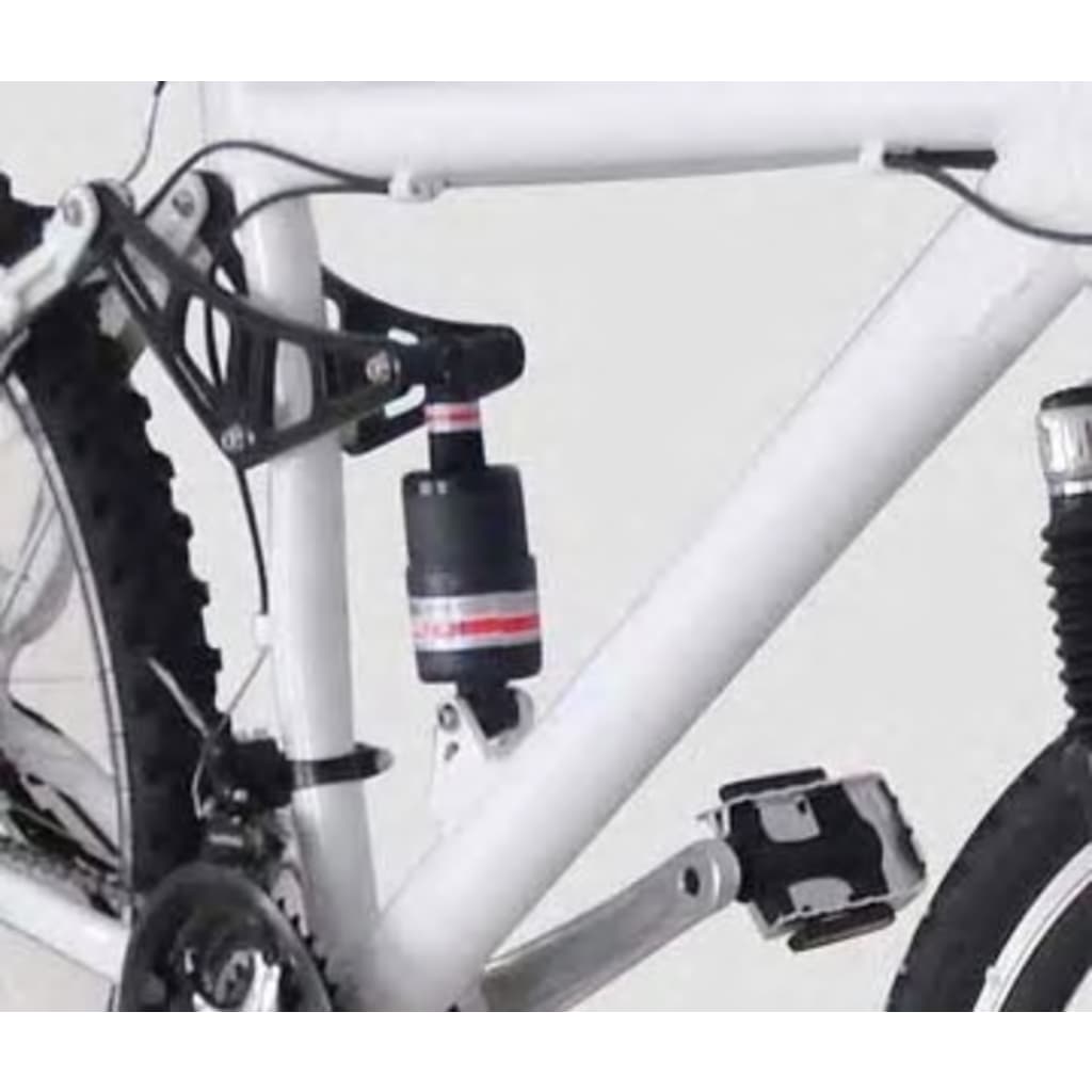 Witte Mountainbike Met Voor-En Achtervering 26" Wielen