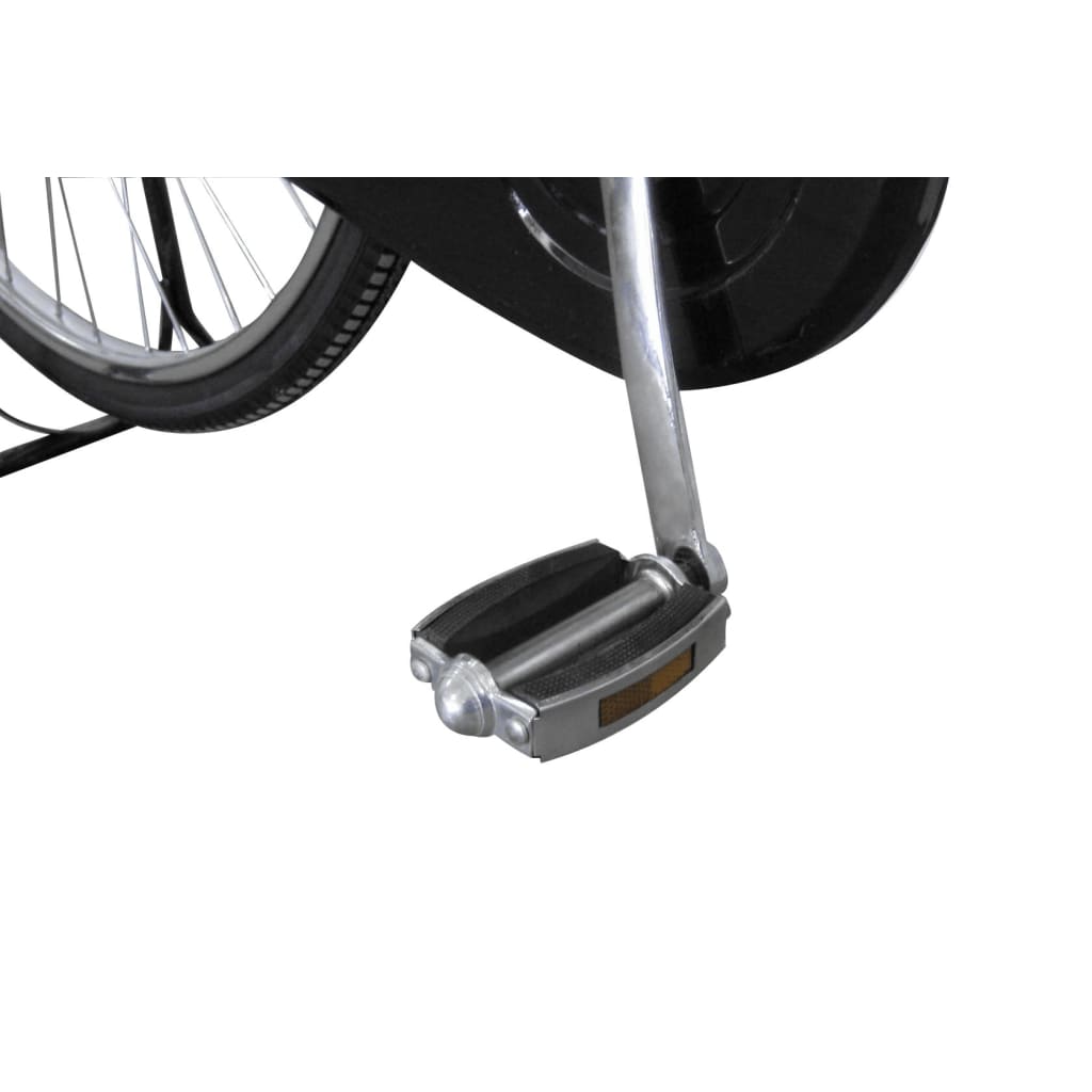 Omafiets 28" Zwart Met Bagagedrager
