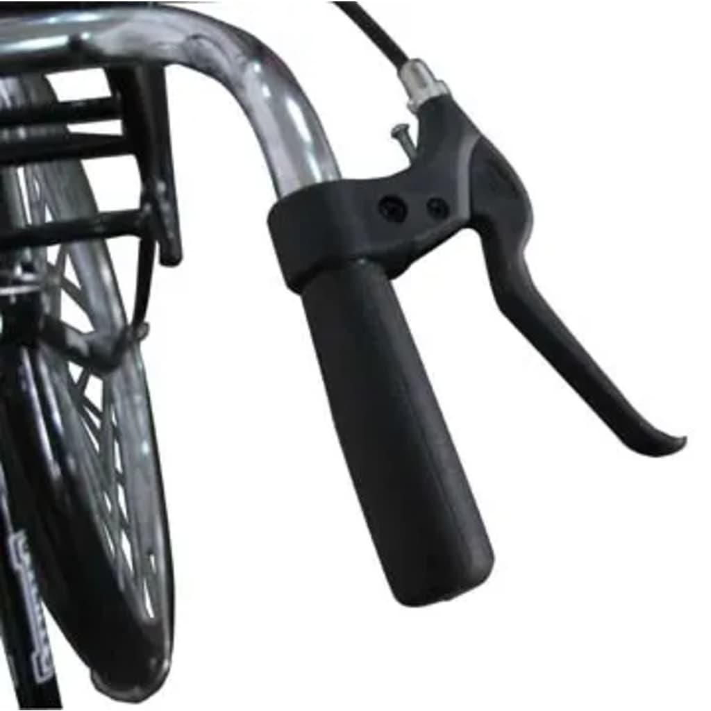 Opafiets 28" Zwart Met Bagagedrager