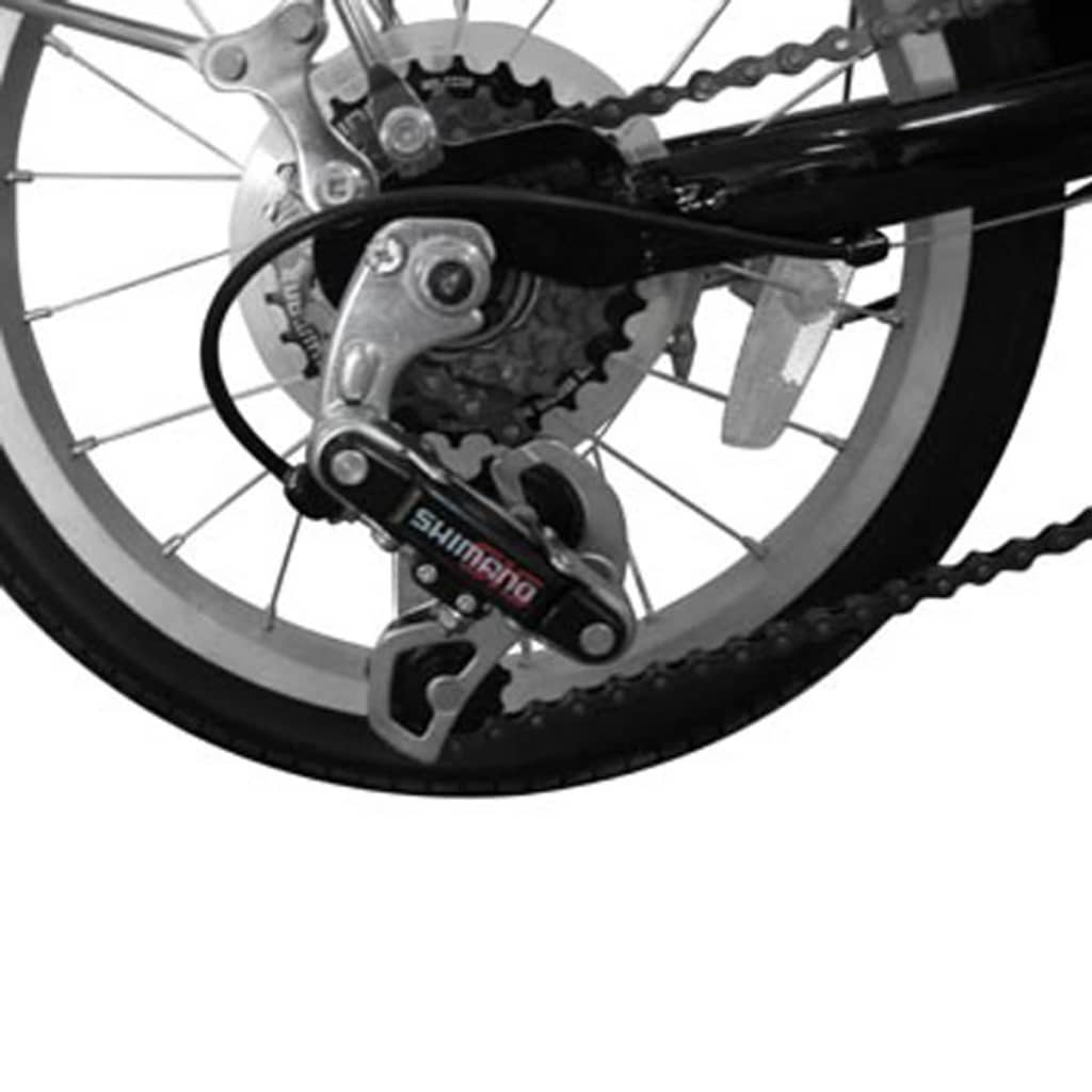 Vouwfiets 16" Met Vering En 6 Versnellingen