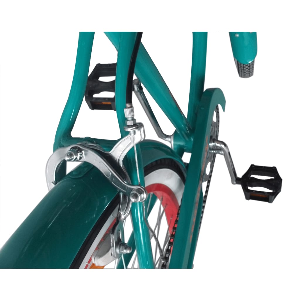 Beachcruiser Hurricane 26" Groen Met 6 Versnellingen