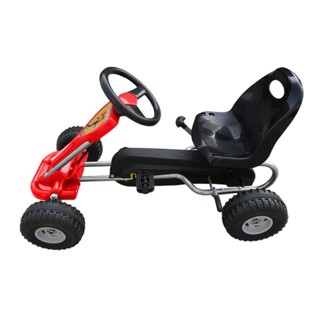 Skelter Met Pedalen Rood