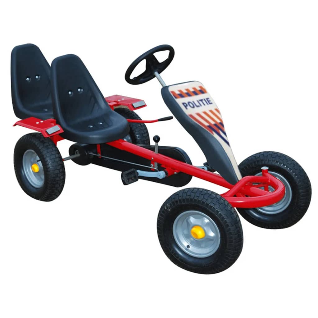 Skelter Met Extra Zitje Met Twee Stickers Rood