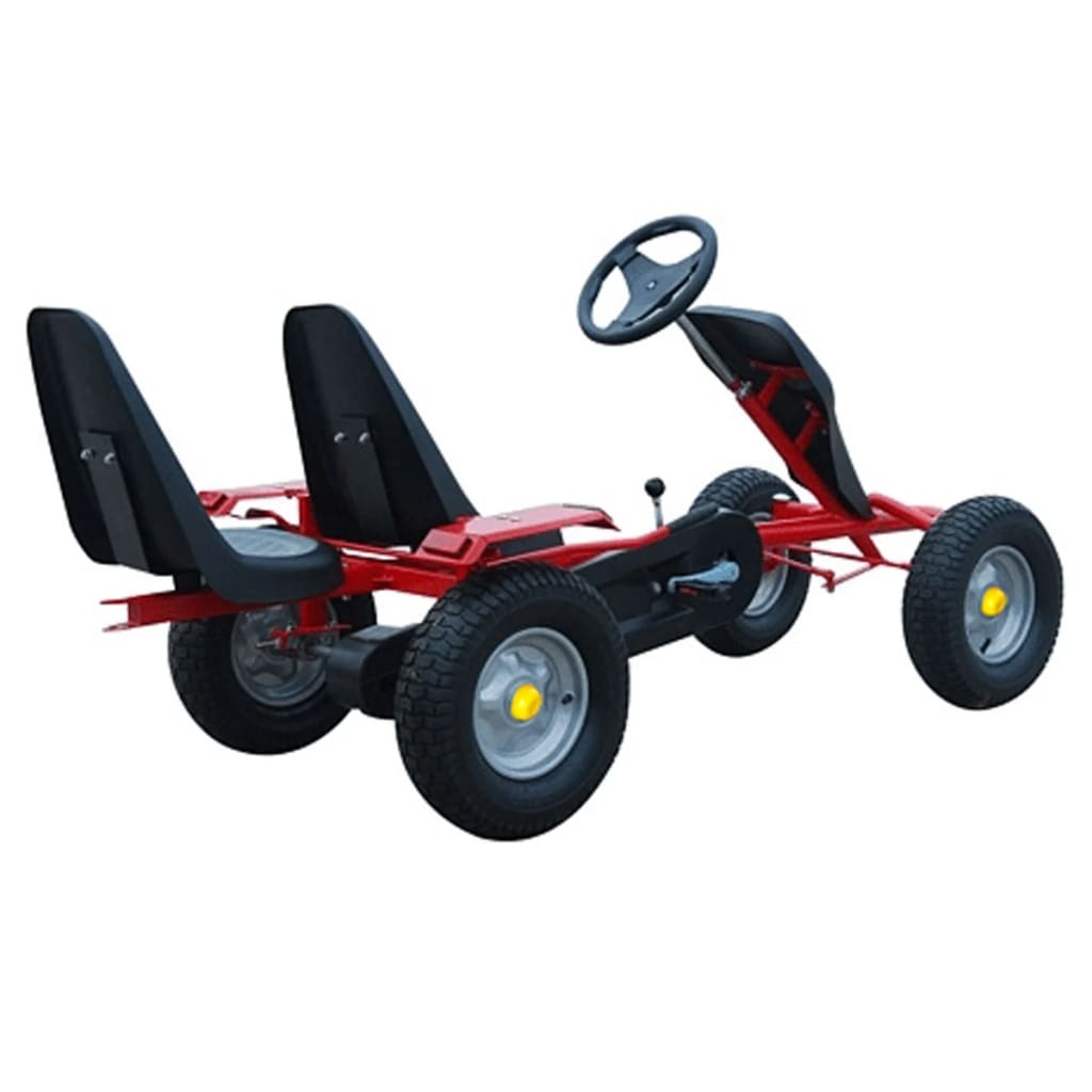 Skelter Rood Met Extra Zitje En Aanhanger