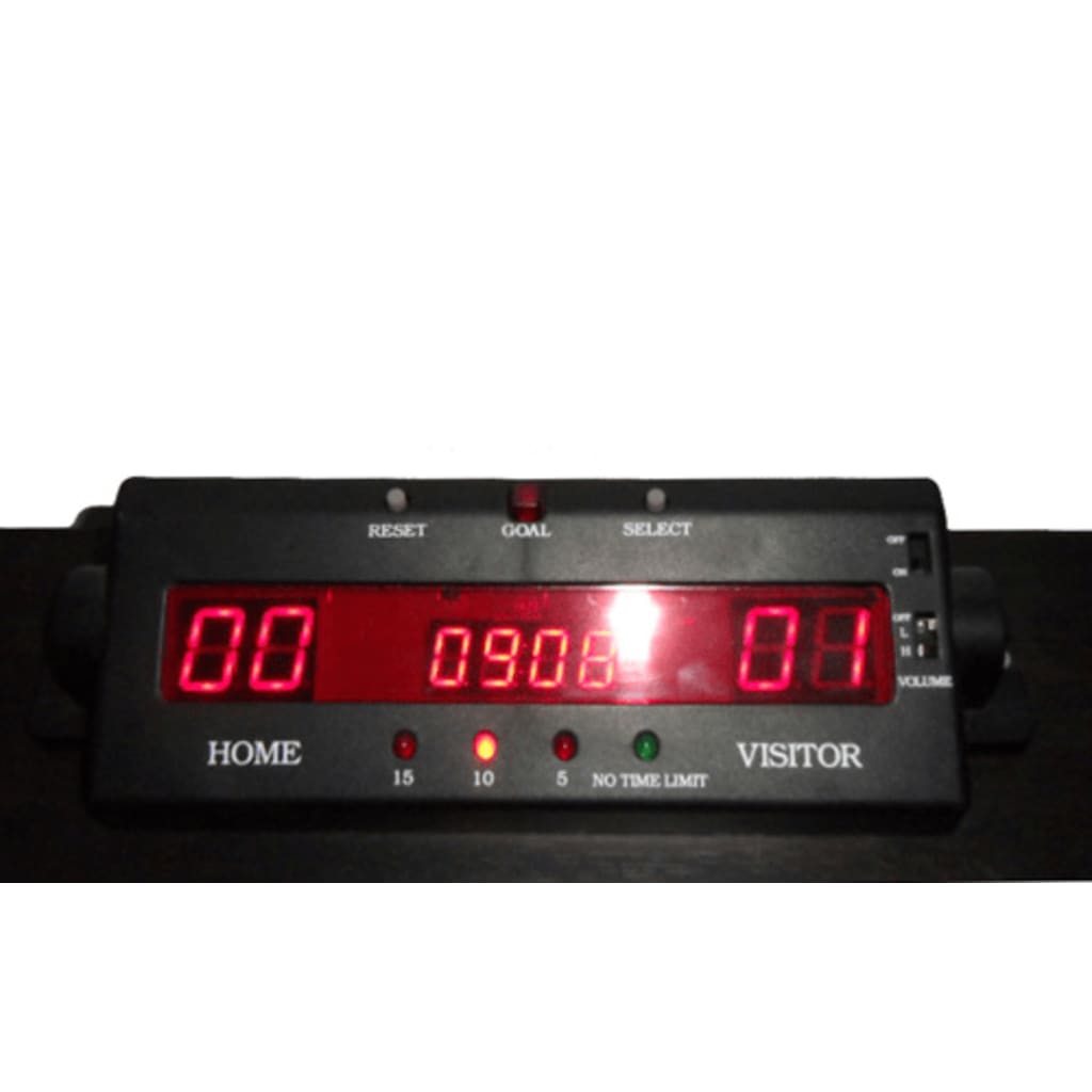 Voetbaltafel Kicker-Deluxe 80 Kg Zwart