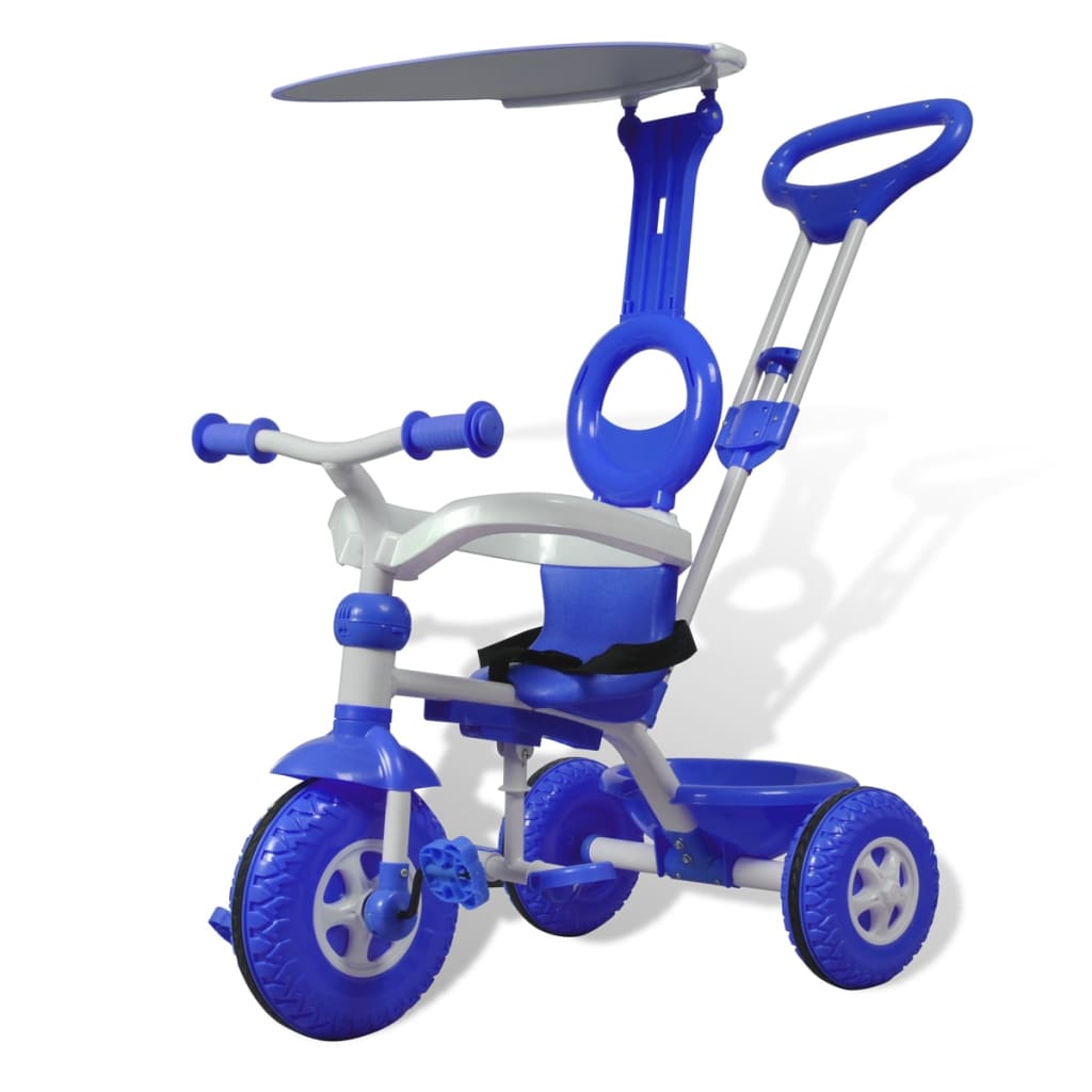 Kinder Driewieler Blauw-Wit