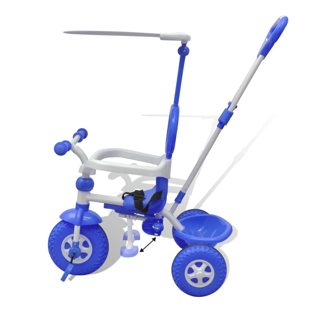 Kinder Driewieler Blauw-Wit