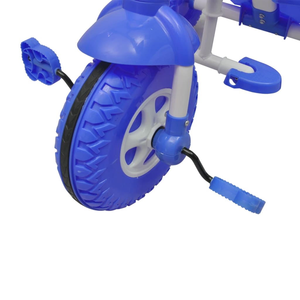 Kinder Driewieler Blauw-Wit