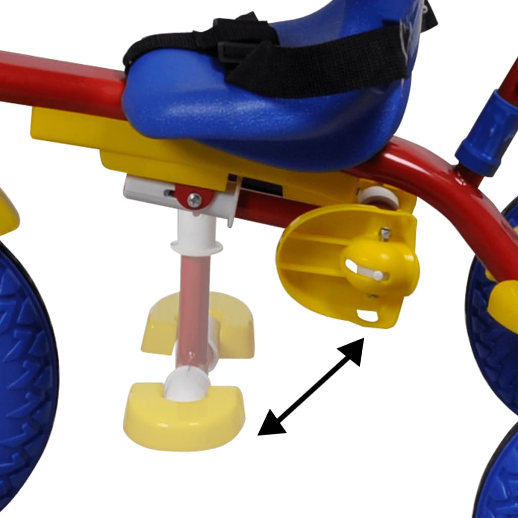 Kinderen Driewieler Voor Kleine Kinderen Rood-Blauw-Geel