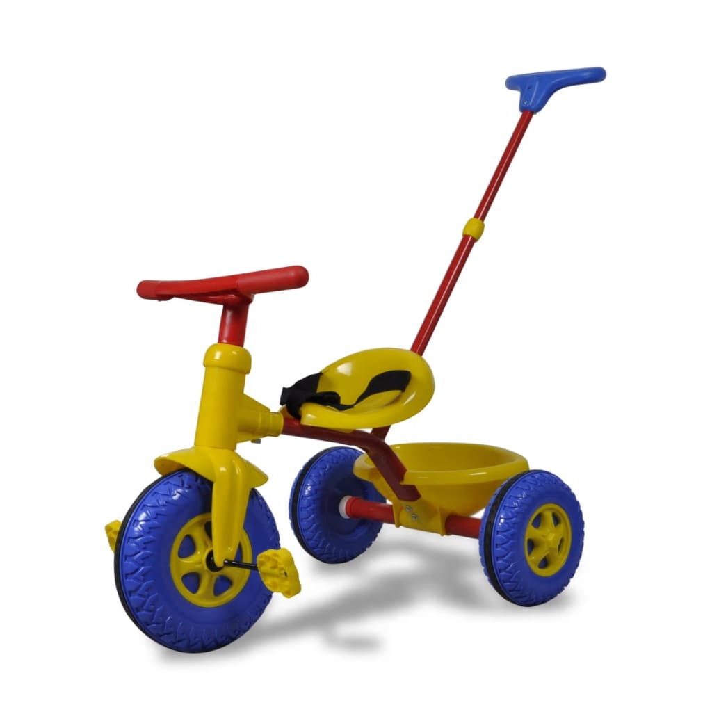 Kinder Driewieler Rood-Blauw-Geel Voor Kleine Kinderen