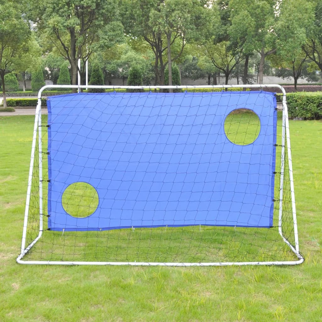 Voetbaldoel Met Schietgaten 240 X 150 X 90 Cm