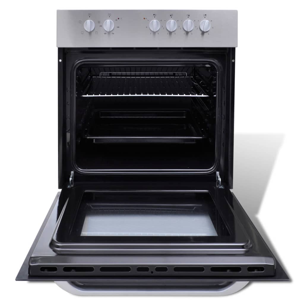 Oven En Kookplaat Combiset Elektrisch Inbouw Roestvrij Staal