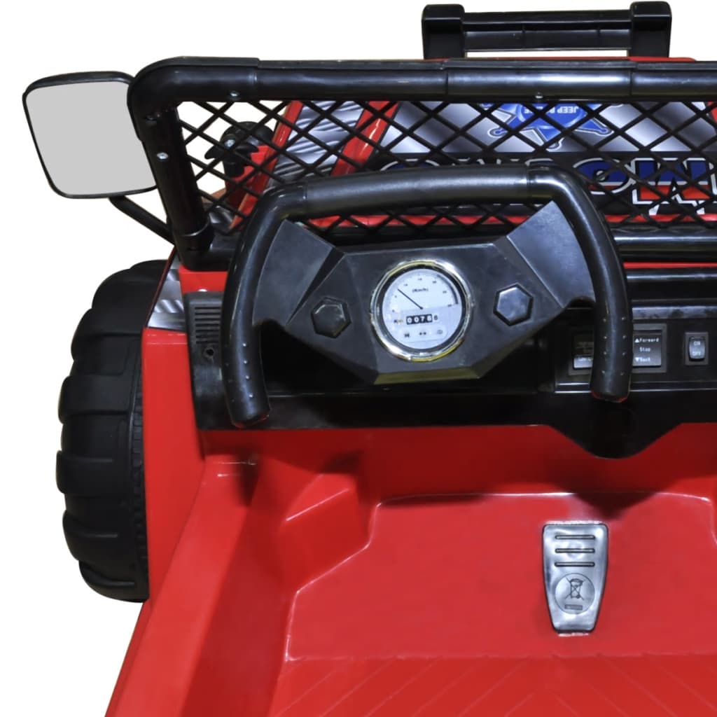 Elektrische Speelgoedauto 2-Zits (Rood)
