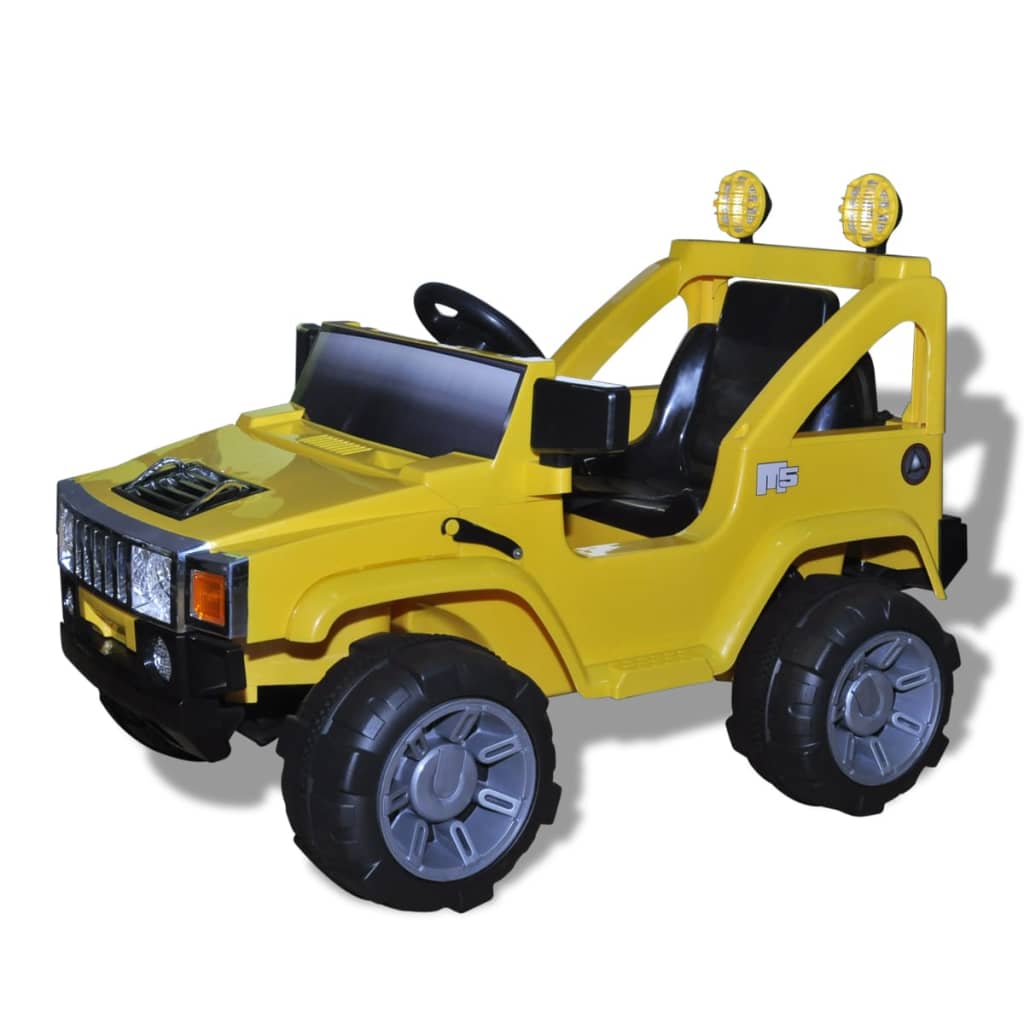 Elektrische Speelgoedauto Voor Kinderen (Geel)